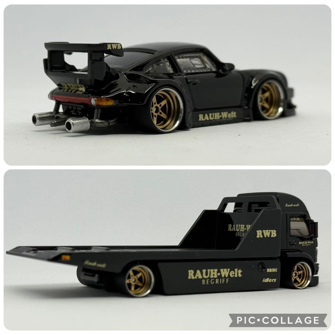 ホットウィール　RWB仕様ポルシェ＆エアロリフト