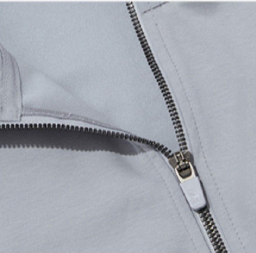 韓国限定 日本未発売 ノースフェイス M 薄手 さらてろ グレー パーカー 春