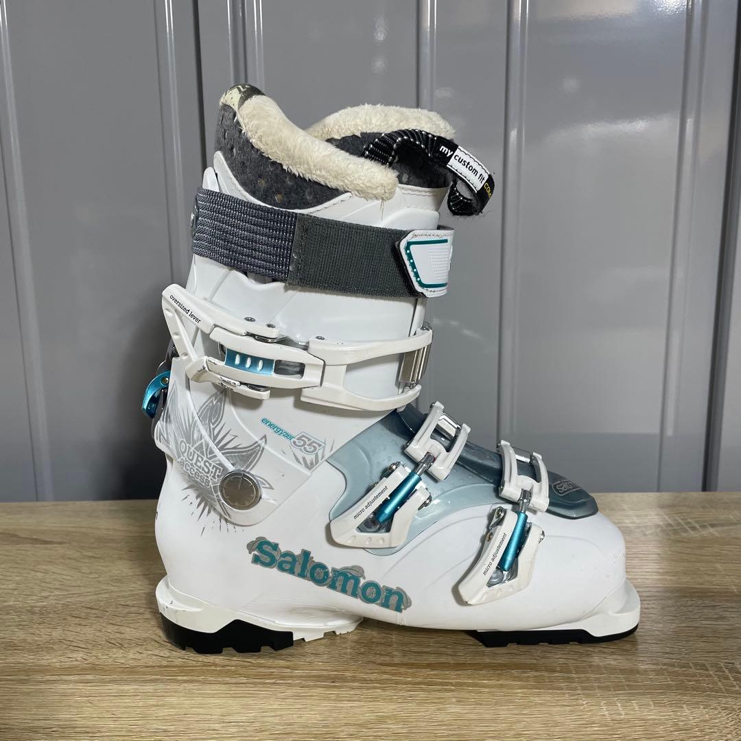 SALOMON159cm 25/25.5cmストック110cmスキーセット