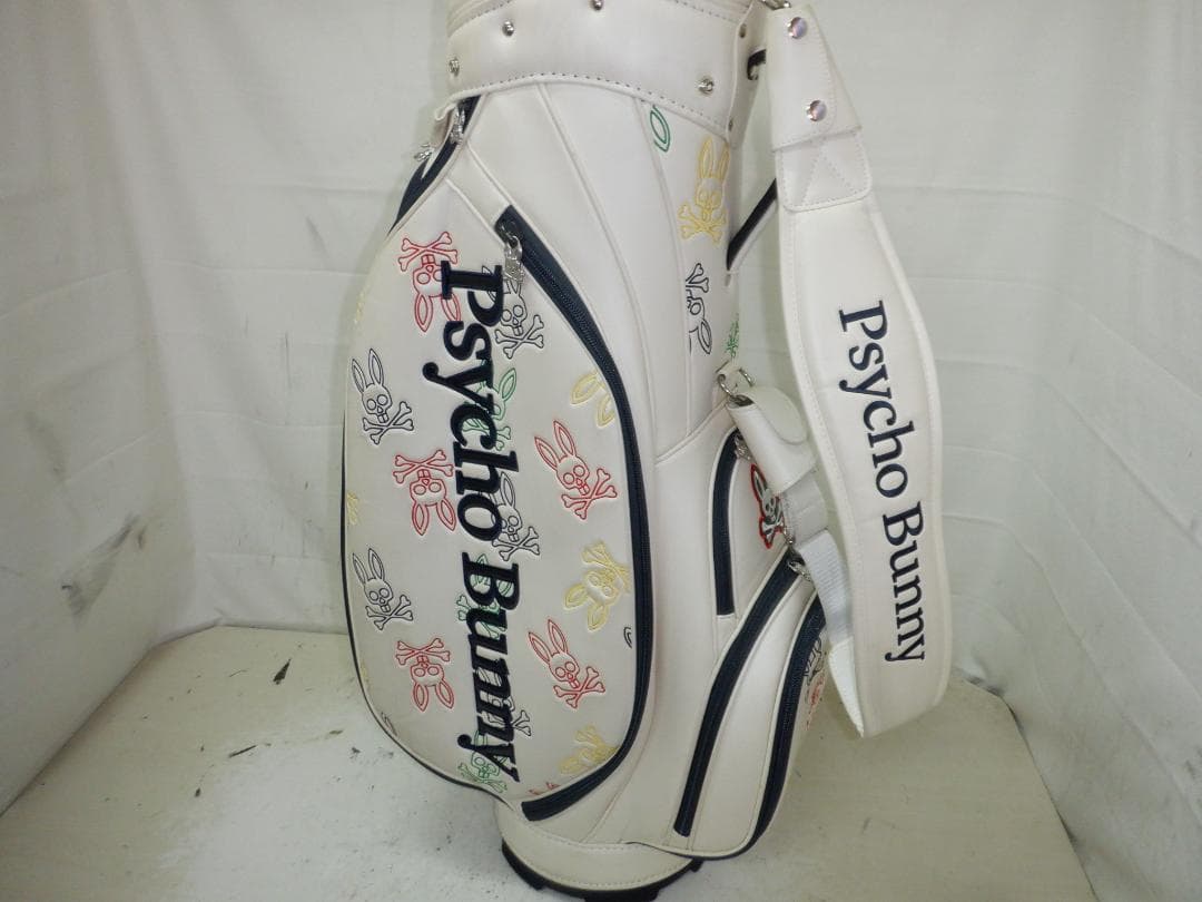 Psycho Bunny★サイコバニー★9.0型★良品★カート(WH×マルチ)