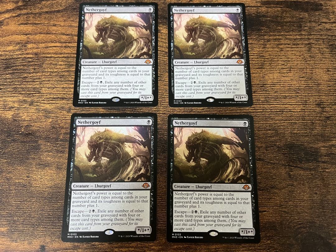 ネザーゴイフNethergoyf 英語版 4枚セット