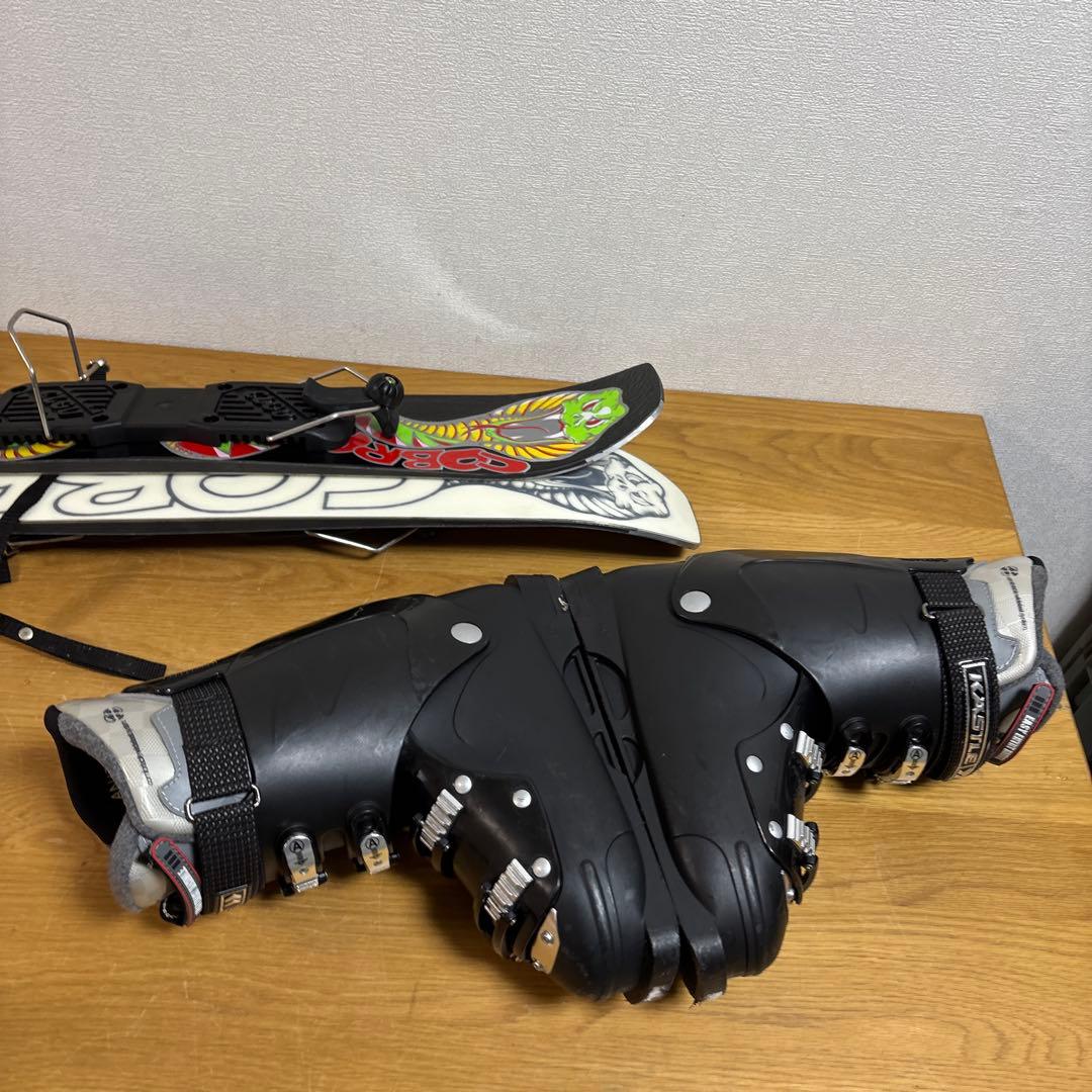 メンズショートスキーセット　ファンスキー　　KASTLE 25-25.5ｃｍ