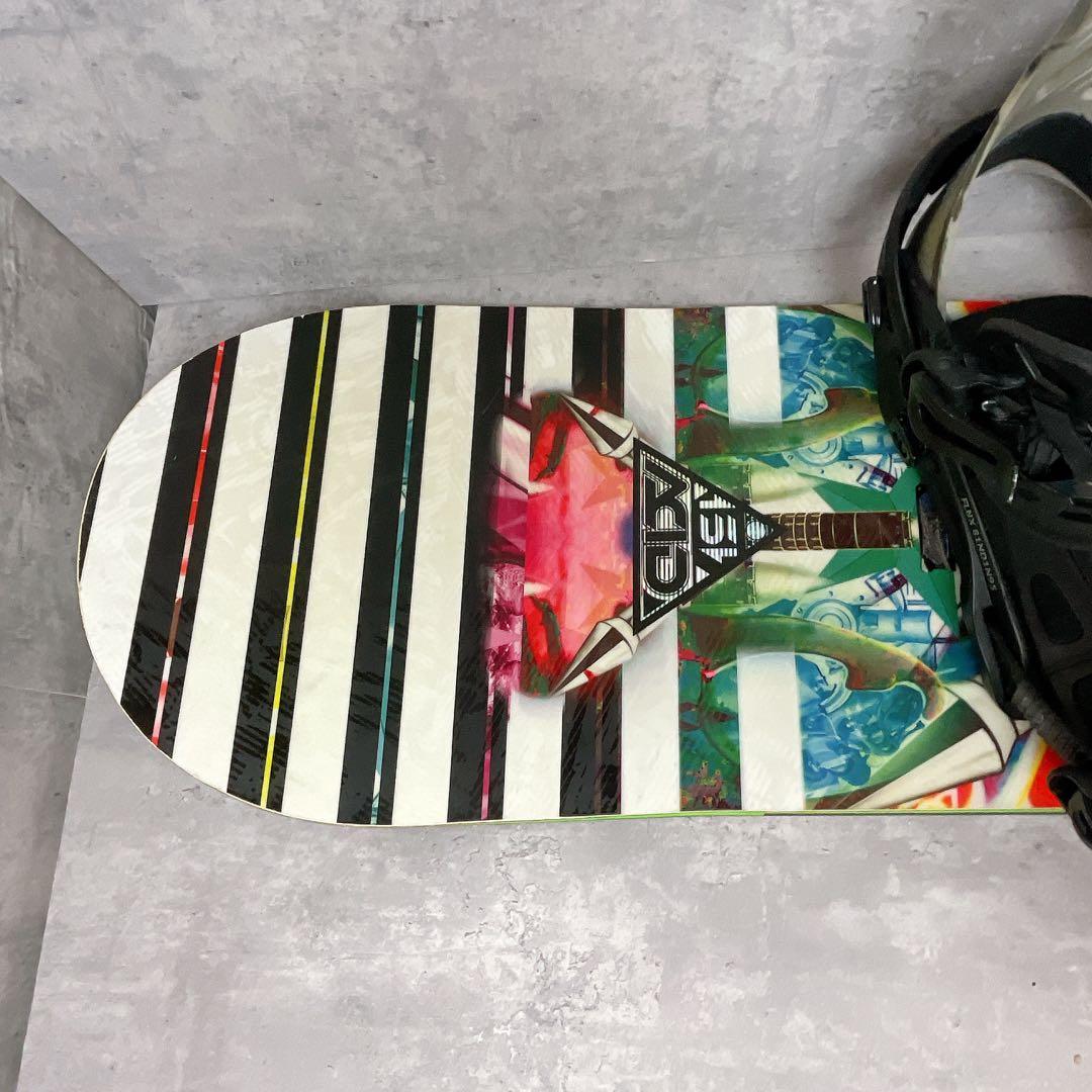 サロモン ACID 151cm メンズ スノーボード ビンディング セット