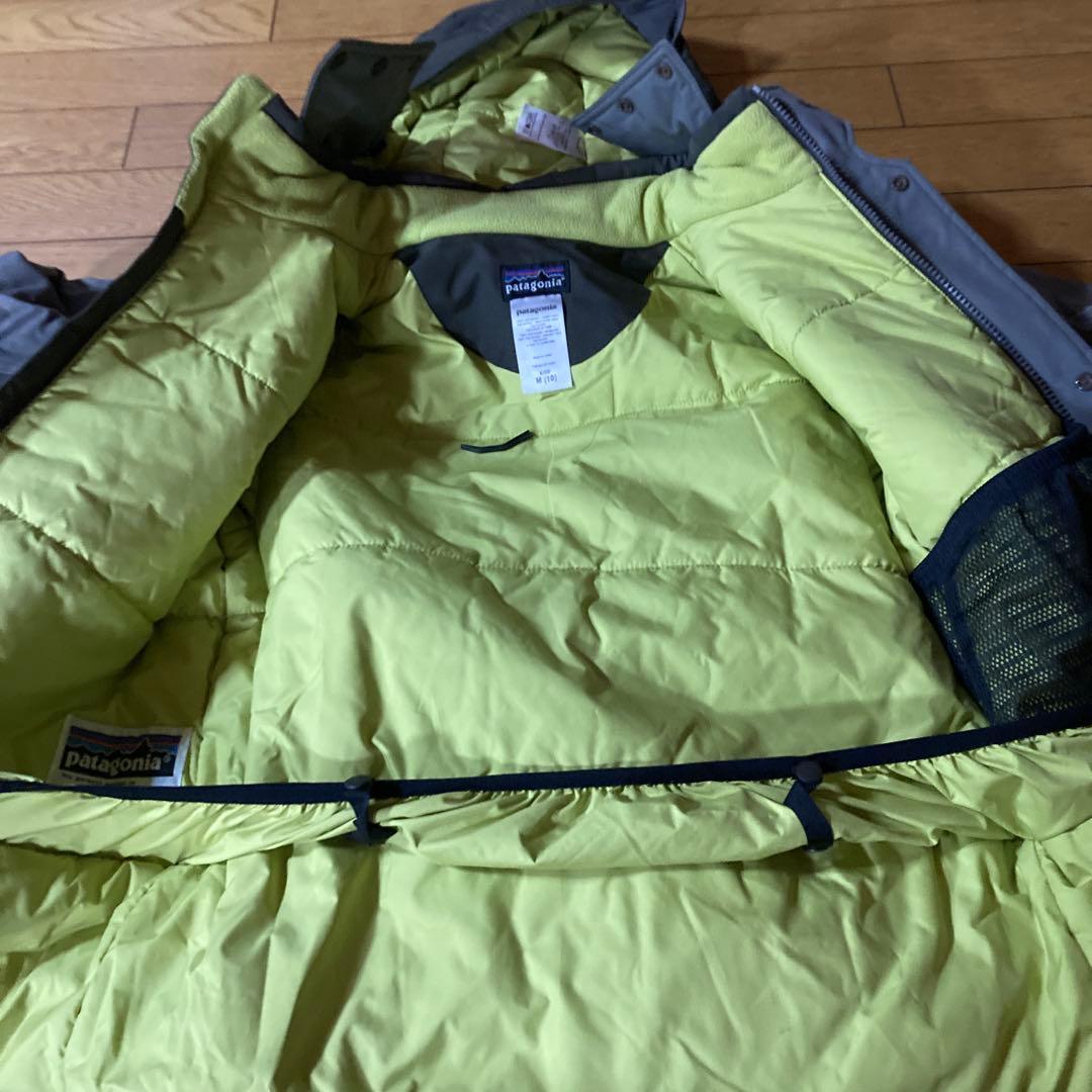 patagonia 子ども用スキーウェア オリーブグリーン　サイズM（10）