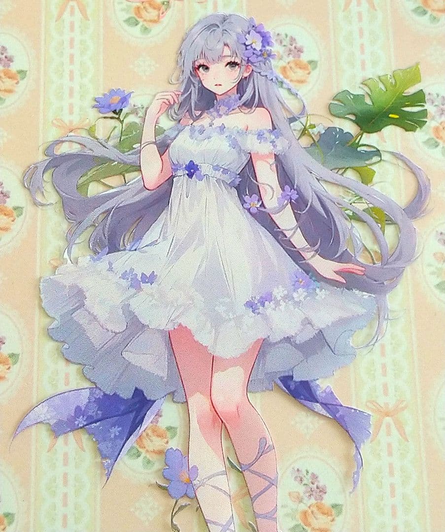 廃盤品✩J851＃花雾花汐(PET)晴惜春切り売り海外人物女の子AIマステ