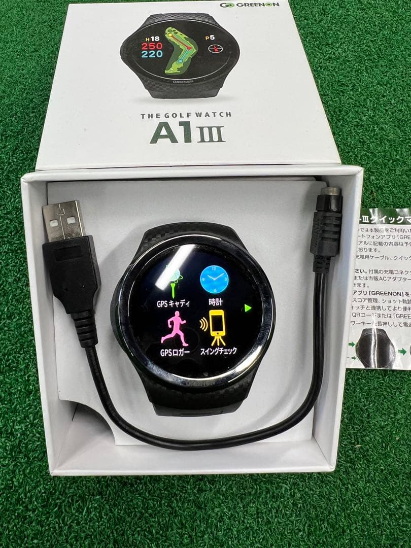 GREEN ON THE GOLF WATCH A1III データ初期化更新済み