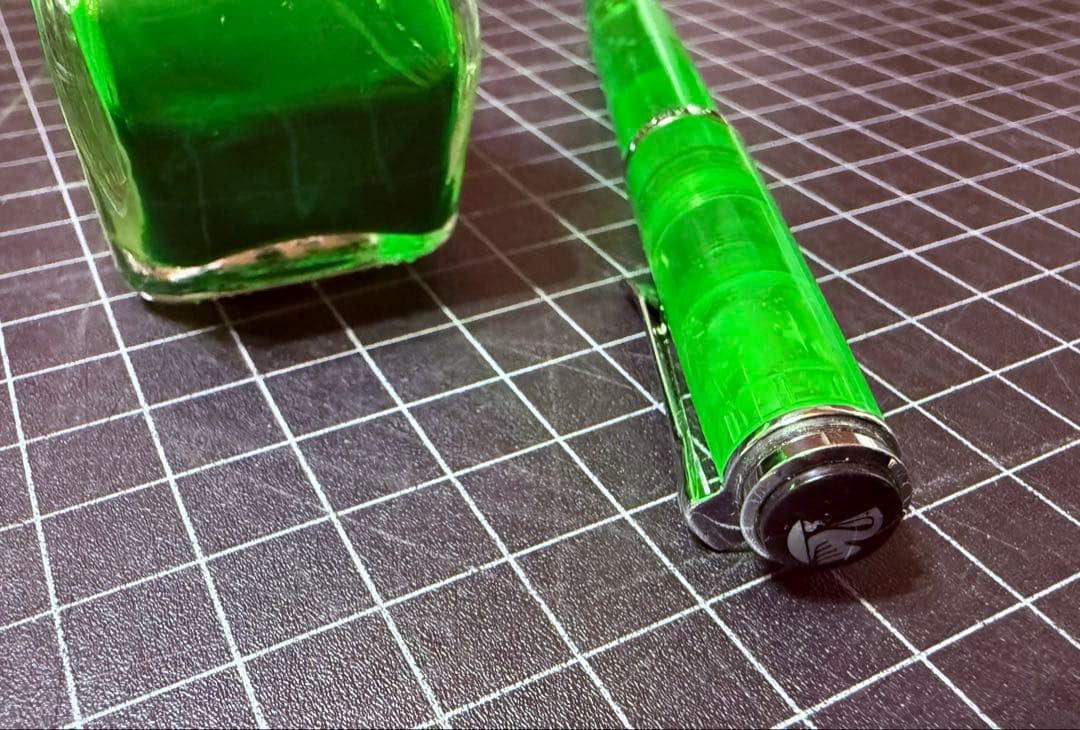 Pelikan ペリカン M205 万年筆 ペン先BB ボトルインクセット