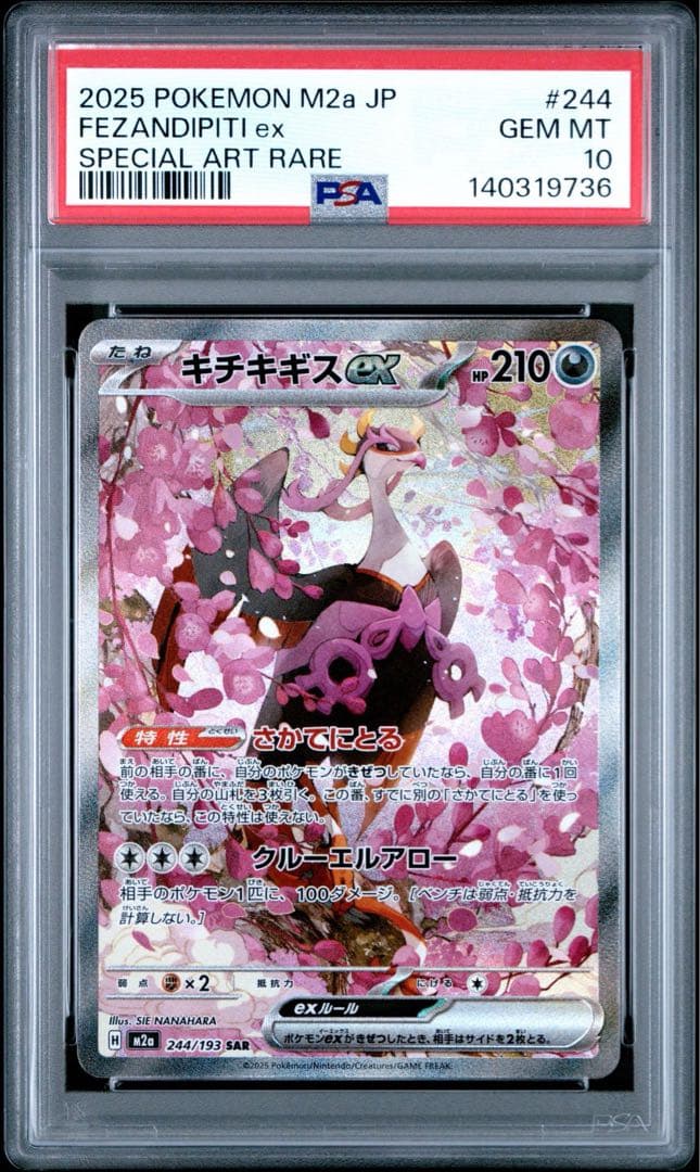 キチチギスex sar PSA10★ PSA10枚数100枚☆極美品　希少