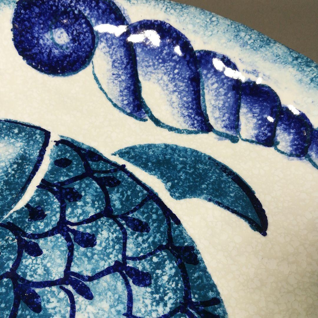 イタリア陶器　モディリアーニ　modigliani　飾り皿　魚　プレート