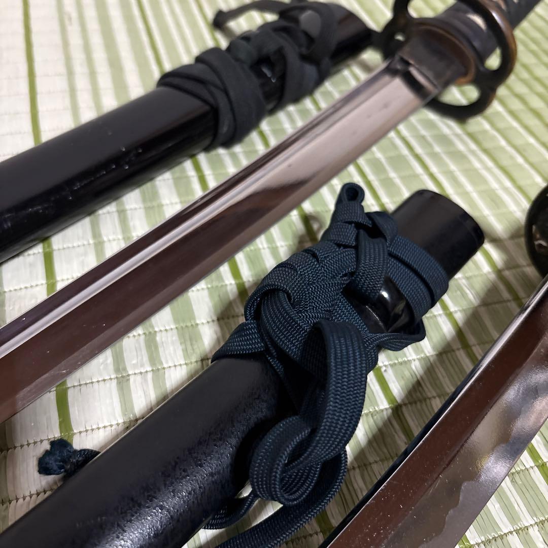 模造刀　模擬刀　武士　侍　伝統工芸　剣　ソード　太刀　小太刀　鞘　2本