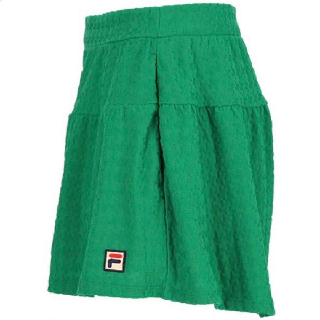 No.248 FILA パイル千鳥柄フェミニンキュロット☆green☆