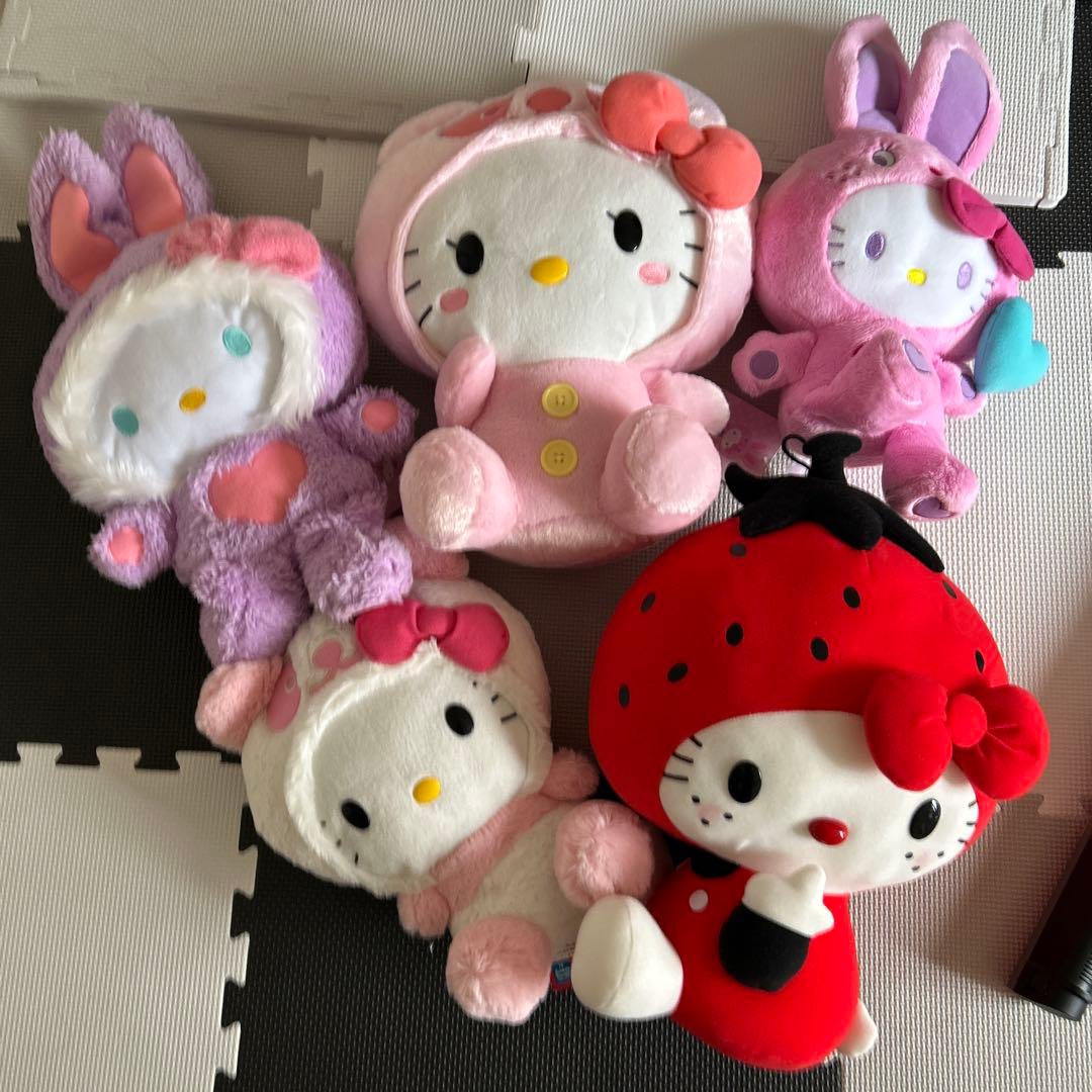 ハローキティ ぬいぐるみ 5体セット