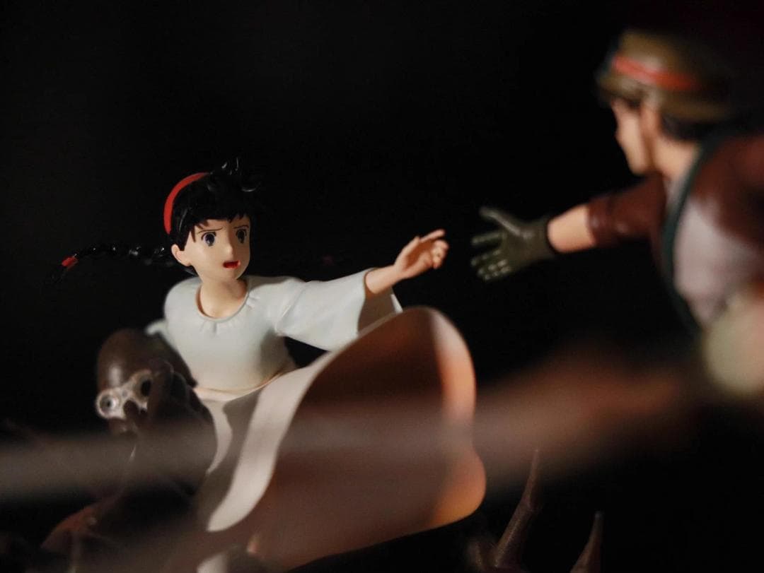 宮崎駿 天空の城ラピュタ バスがシータを救うGK 彫刻フィギュア