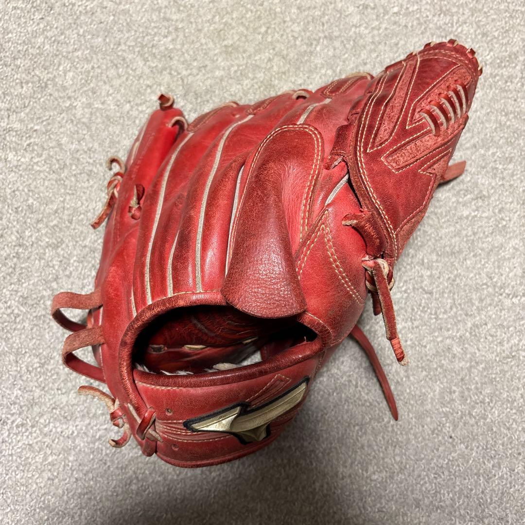 Global Elite 軟式グローブ レッド