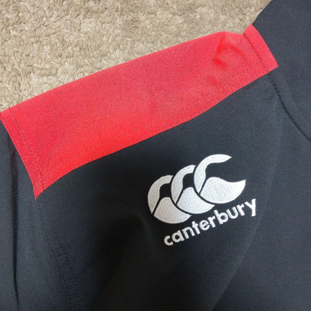 カンタベリーcanterbury ウォームアップウェア セット 黒/赤5L
