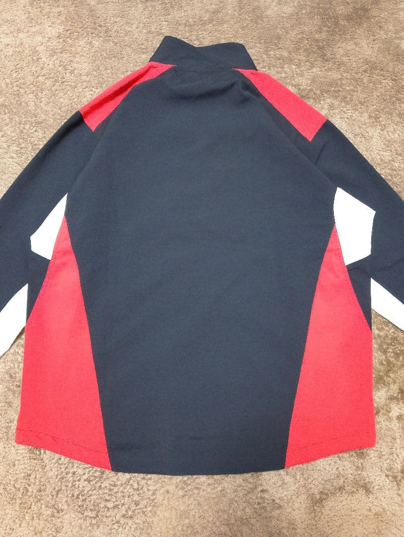 カンタベリーcanterbury ウォームアップウェア セット 黒/赤5L