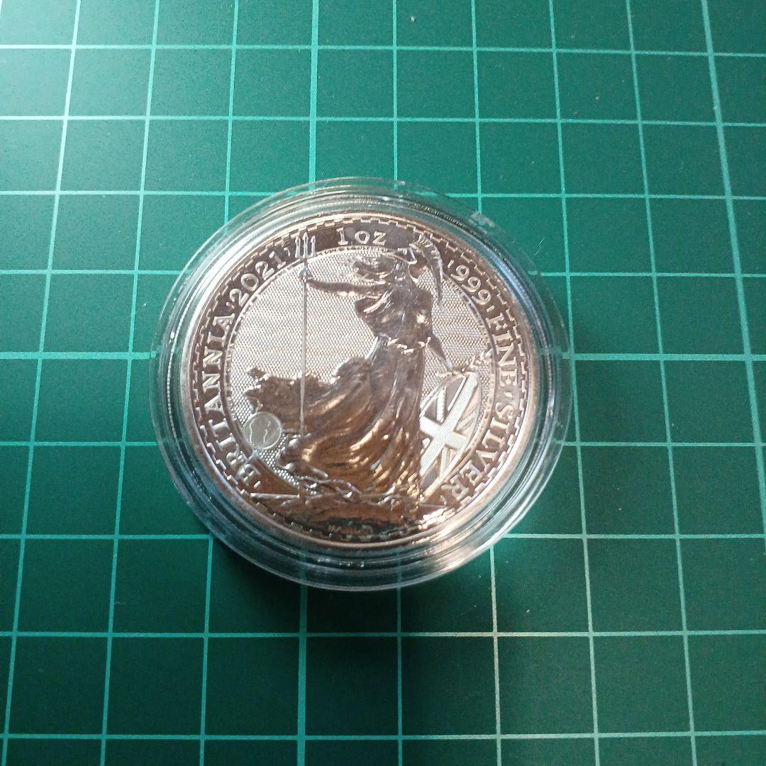 2021年 1オンス 銀貨 エリザベス2世
