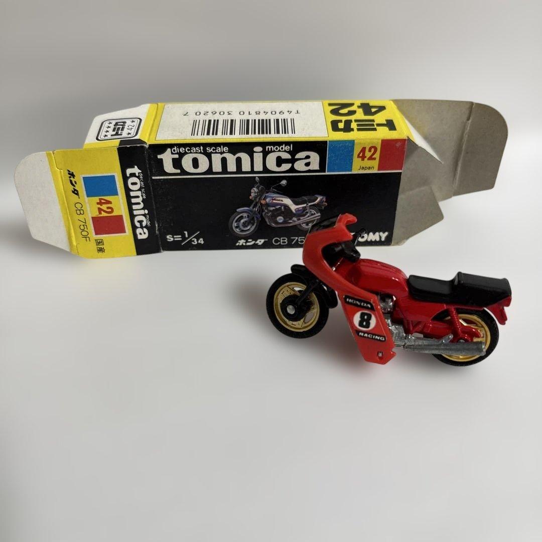 085 トミカ no42 ホンダ　CB750F 日本製