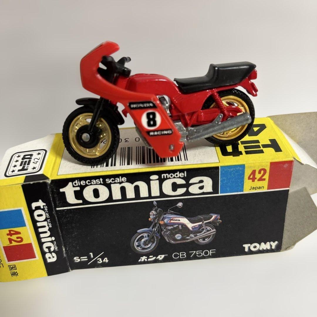 085 トミカ no42 ホンダ　CB750F 日本製