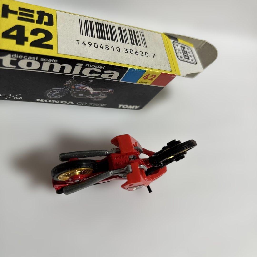 085 トミカ no42 ホンダ　CB750F 日本製