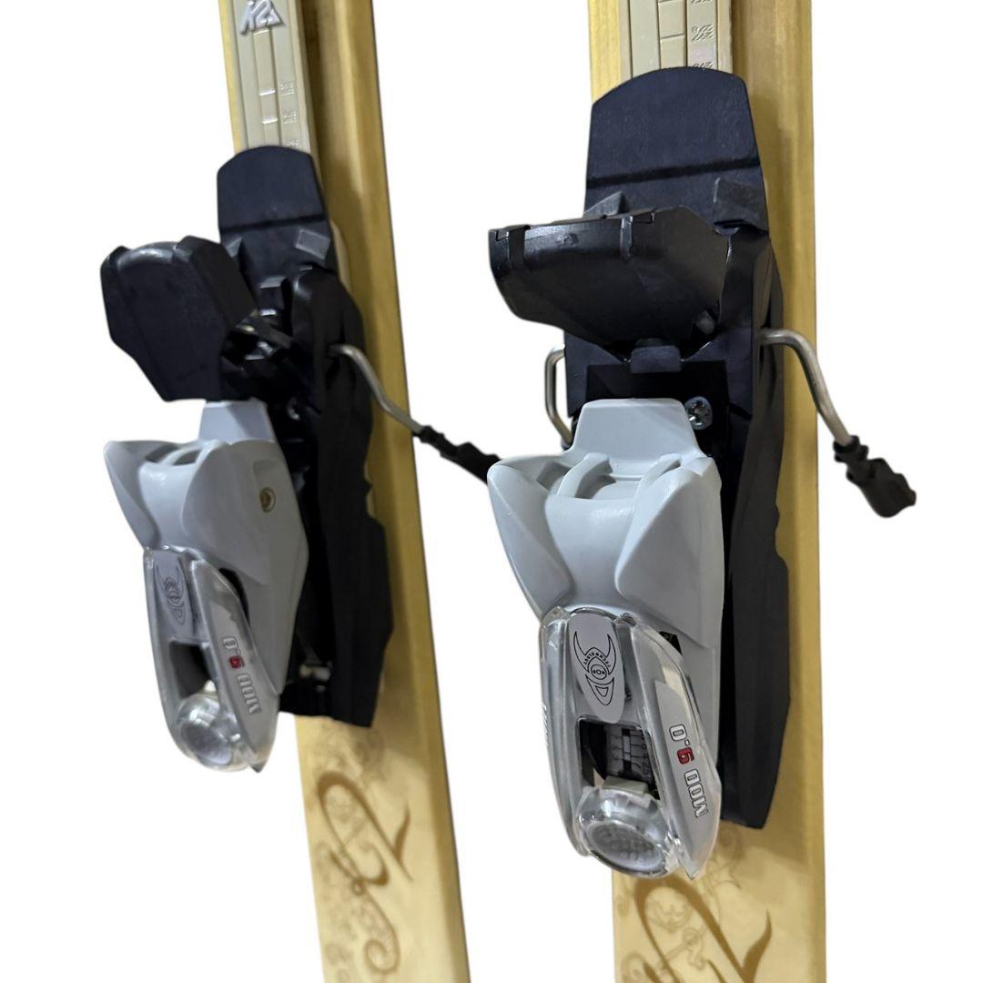 【K2】T:NINE スキー板　ビンディング付き　153cm