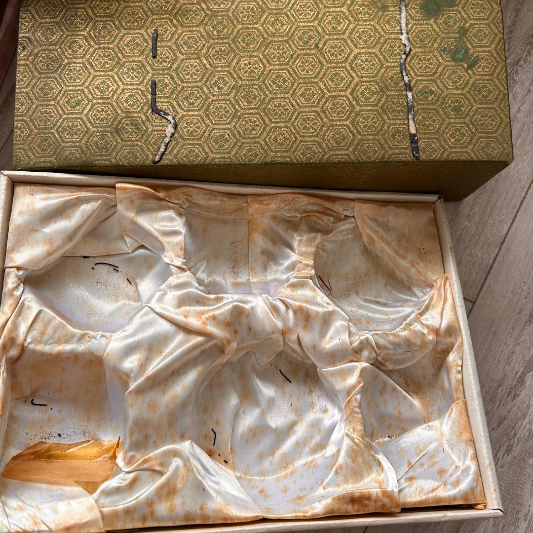 九谷焼　箱付き　急須　湯呑　6点まとめセット　茶器　ヴィンテージ　アンティーク