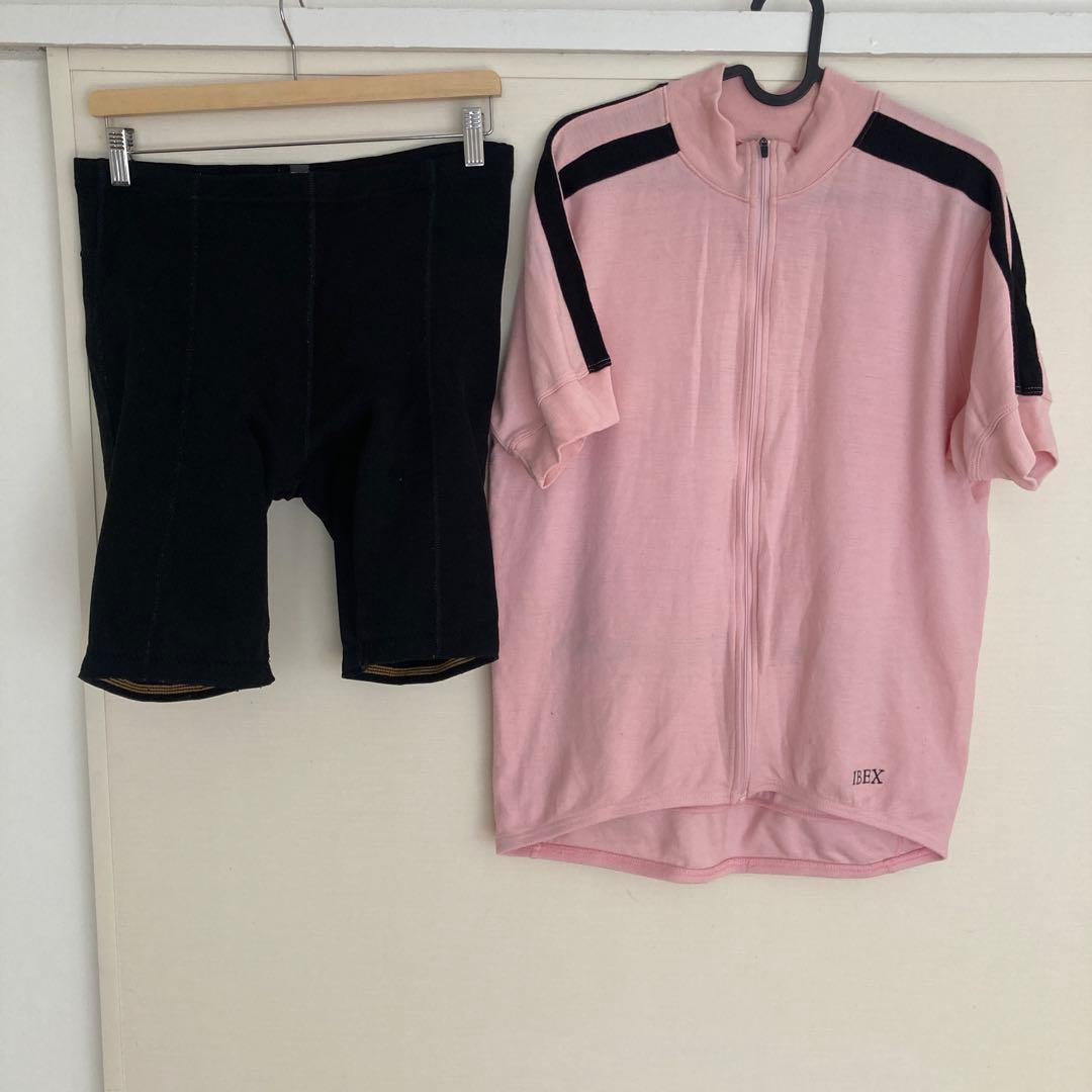IBEX メリノウール USA製 サイクルジャージとサイクルパンツセット