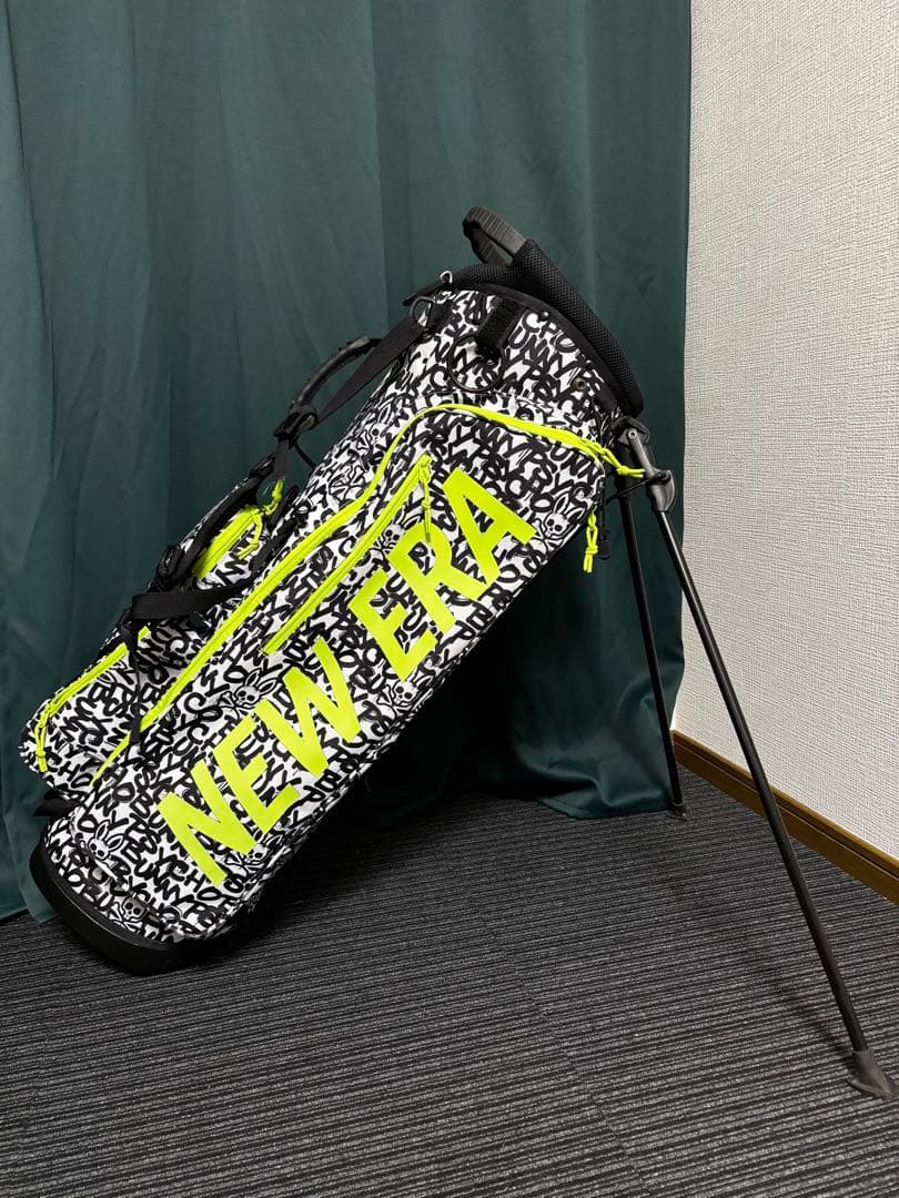 美品　ニューエラ×サイコバニーコラボキャディバッグ