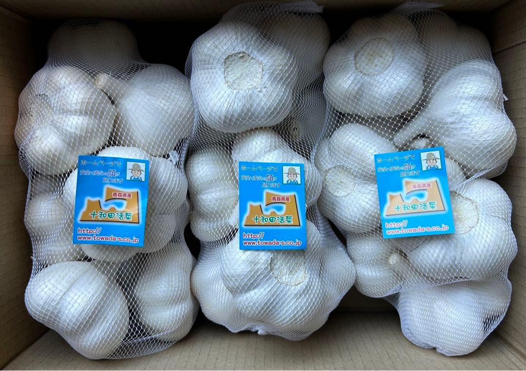 にんにく最高級にんにく10キロ　2Lサイズ青森県産にんにくホワイト六片種にんにく