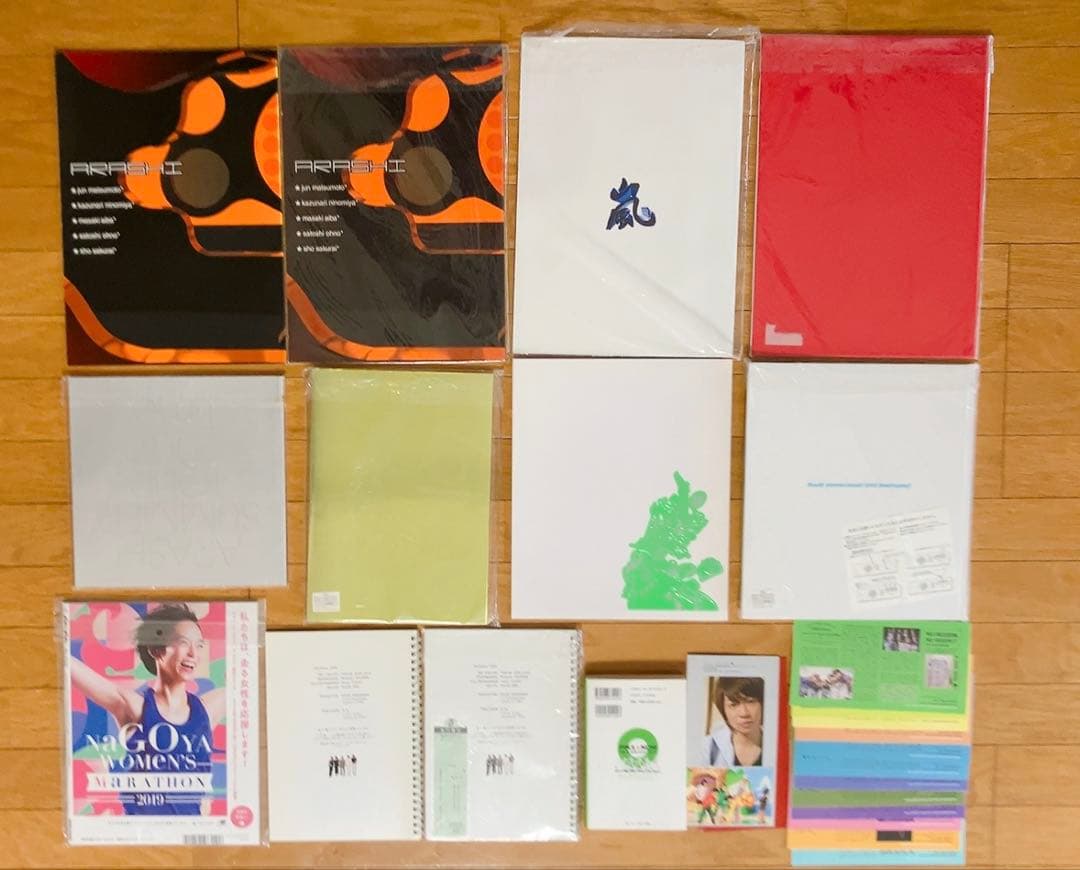 嵐 公式グッズ 他 初期多めセット 大野智 櫻井翔 二宮和也 相葉雅紀 松本潤