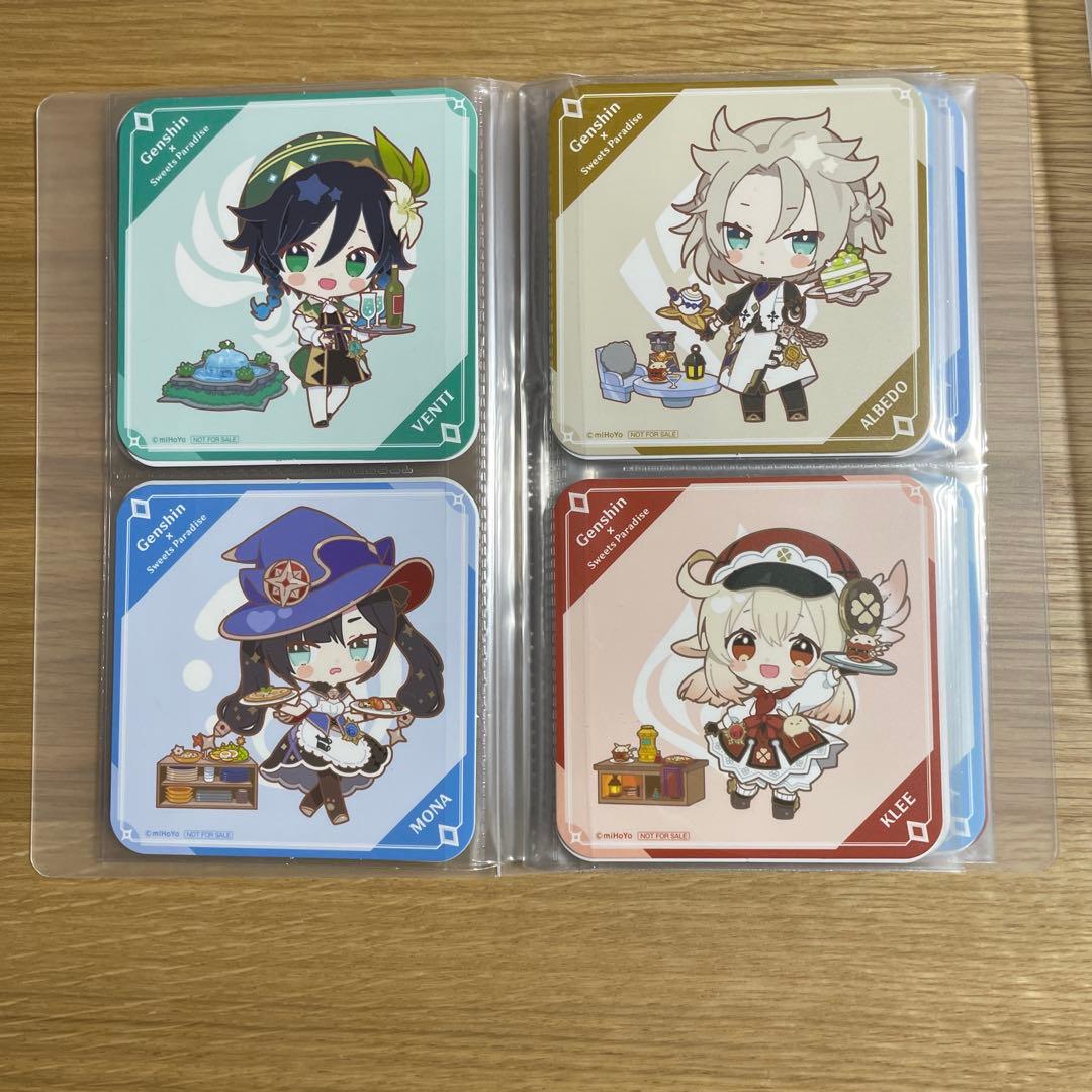 原神 スイパラコラボ 1-3弾 SDコースター コンプリートセット(バラ売不可)