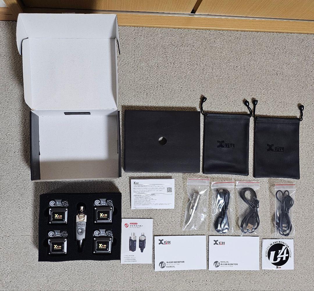 【中古美品】Xvive U4R4 ワイヤレスインイヤーモニター イヤモニ