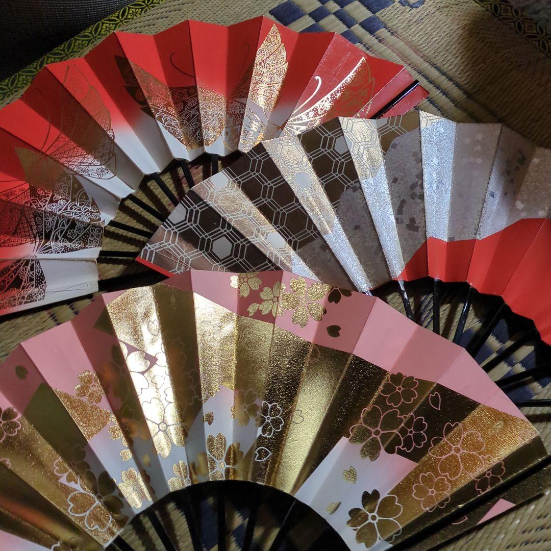 舞扇子　日本舞踊　和装　９本