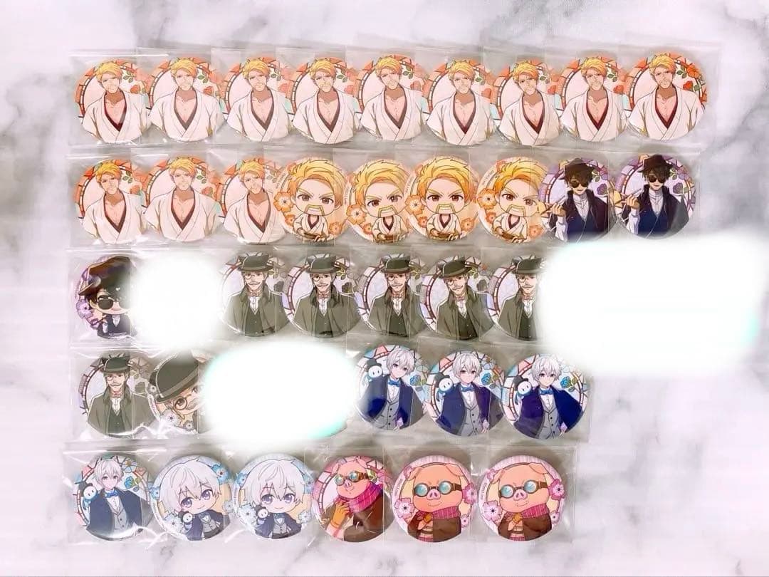 ドズル社　GIGO 大正ロマン　缶バッジ　クリアカード