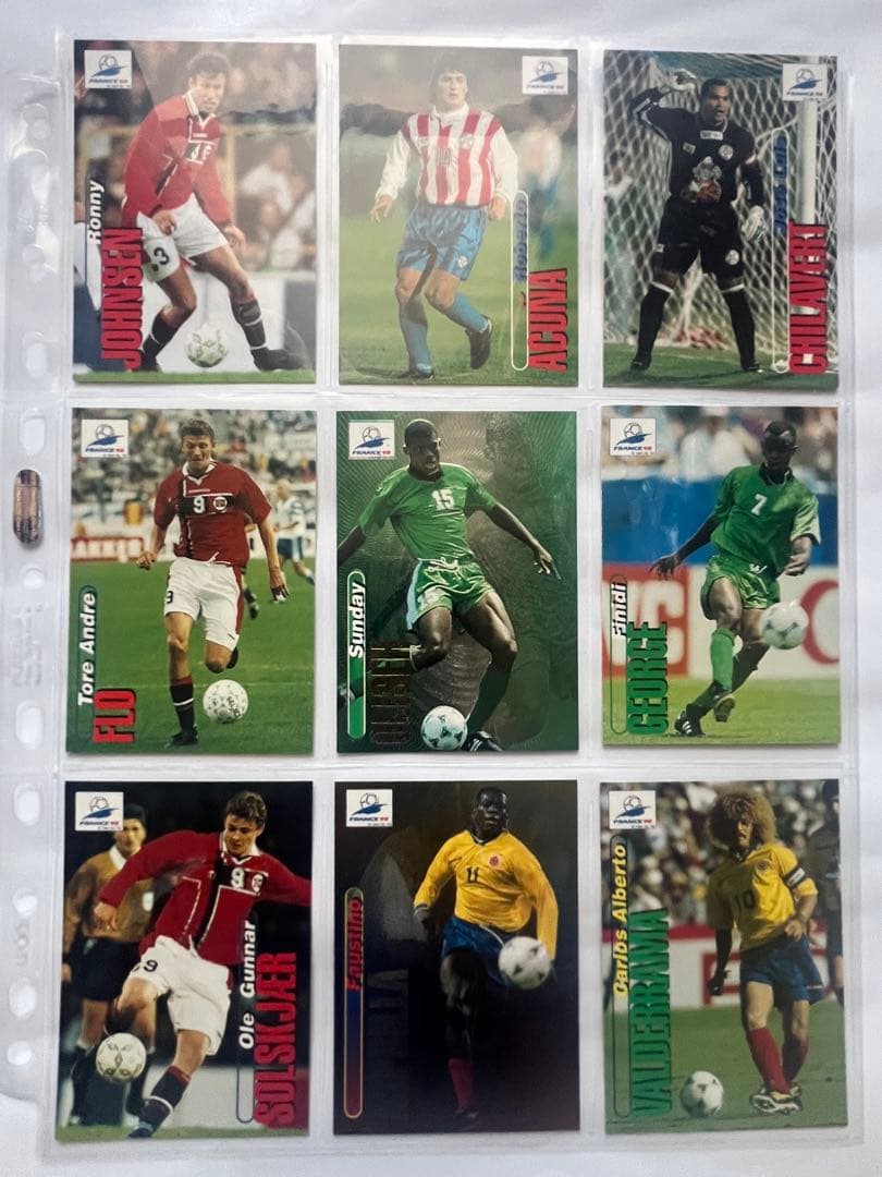 フランスワールドカップ1998カード81枚