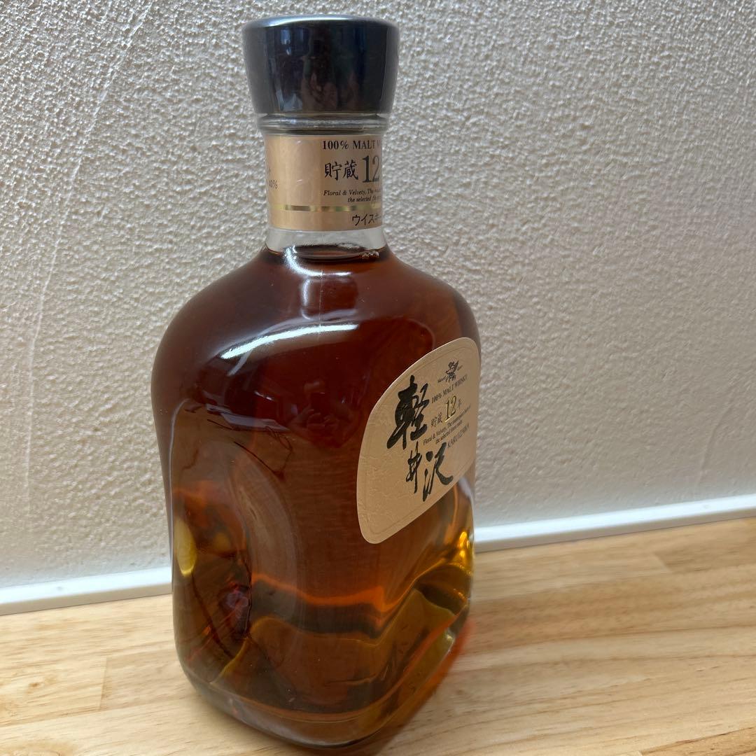 【未開封】メルシャン　軽井沢貯蔵12年 100%モルトウイスキー　箱付　美品