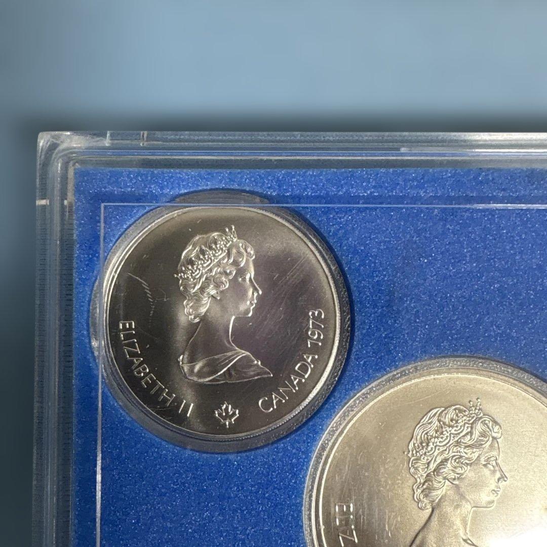 第２１回オリンピックモントリオール大会記念銀貨セット