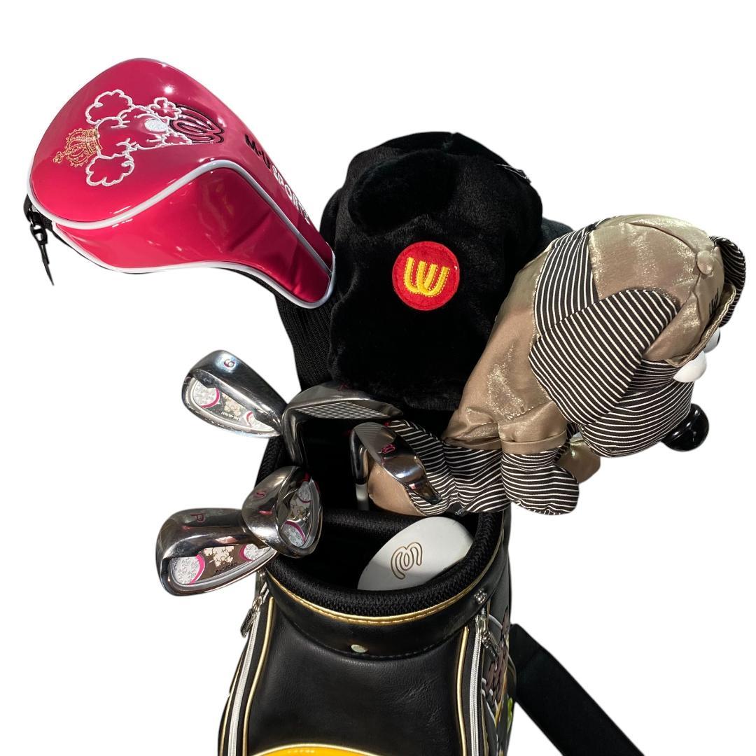 MU SPORTS エムユースポーツ ゴルフクラブ付き キャディバッグ 5分割