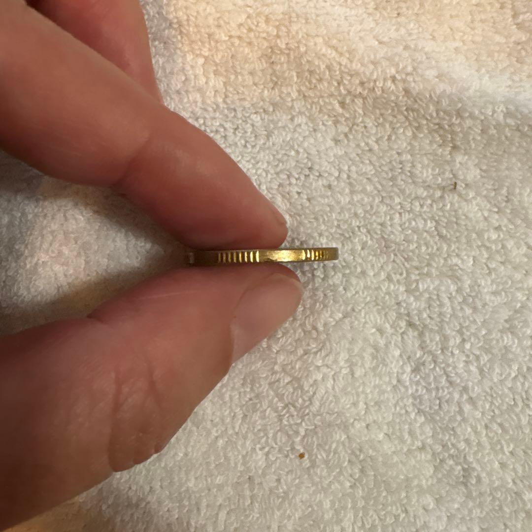 中国人民銀行　5角硬貨 2002年 蓮の花