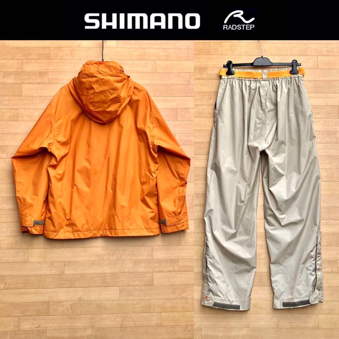 LL シマノ RADSTEP フィッシングスーツ レインスーツ ドライシールド