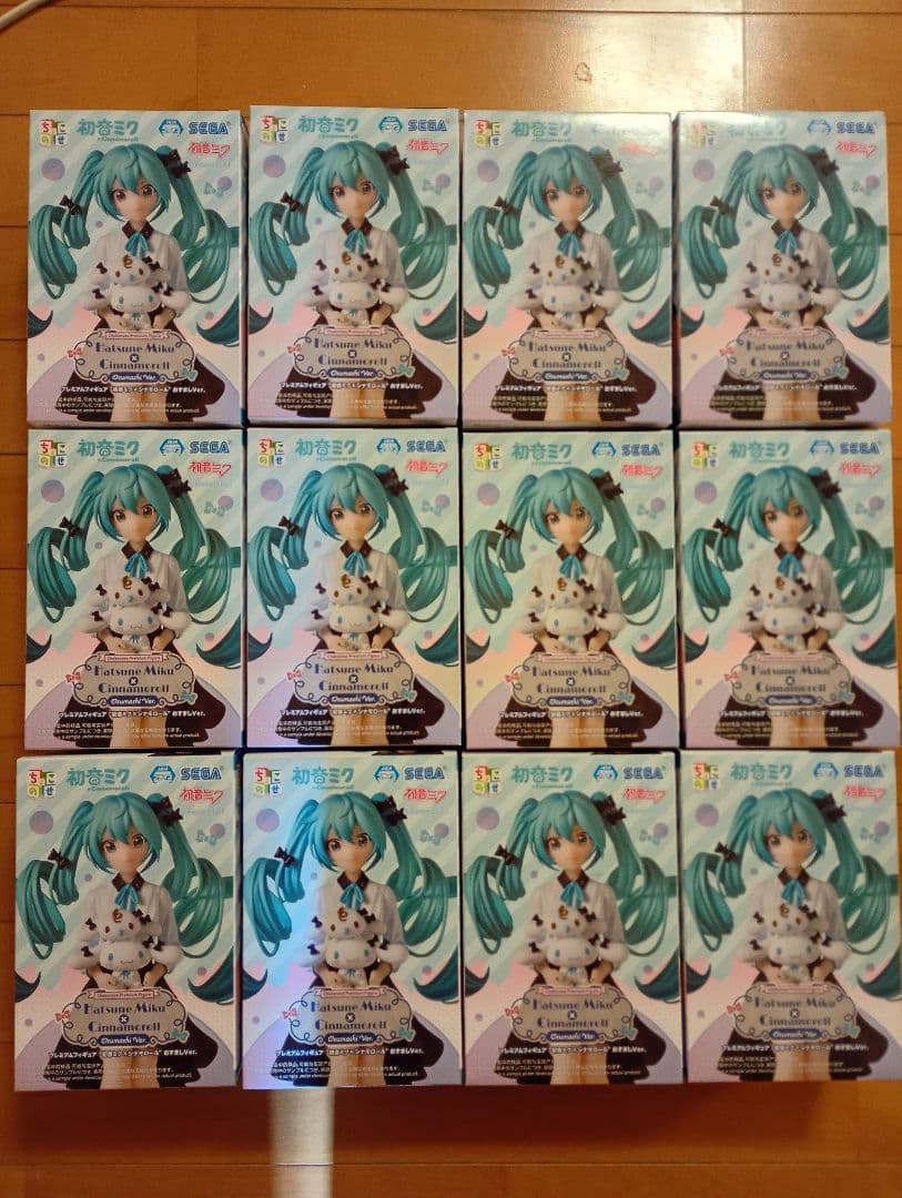初音ミク × シナモロール ちょこのせ フィギュア おすましVer. 12体