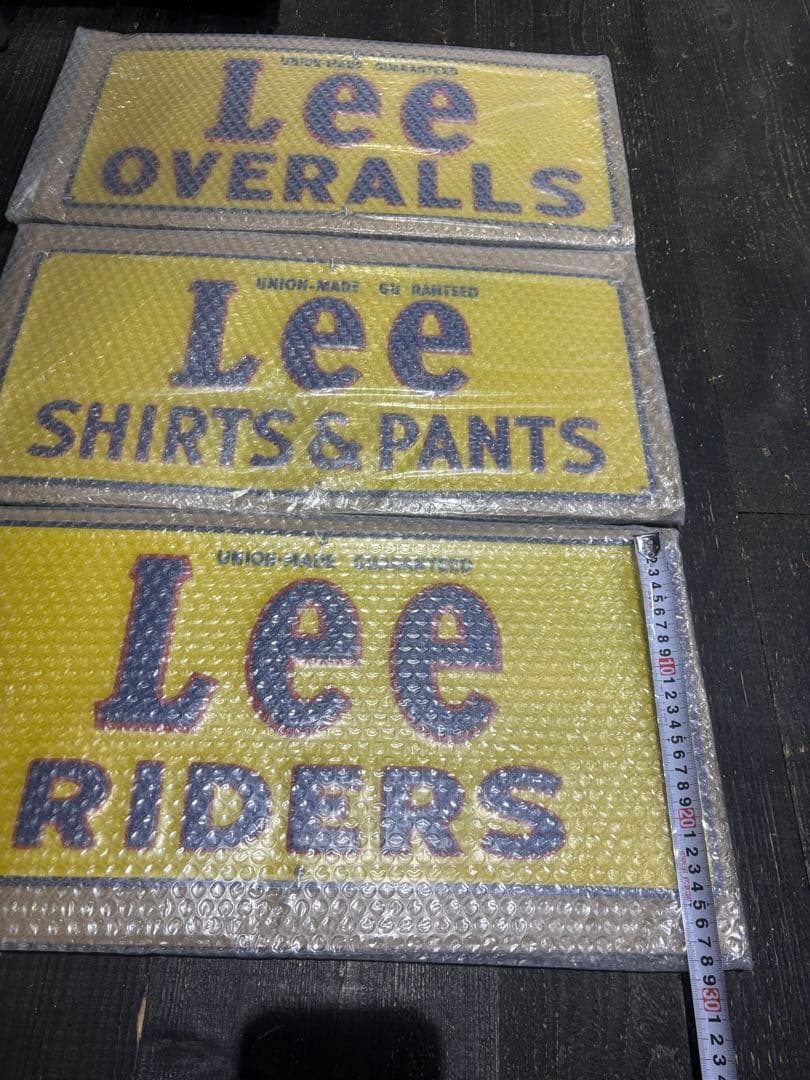 Lee 看板　ビンテージ　ヴィンテージ　希少　古着　ディスプレイ　店頭看板　レア