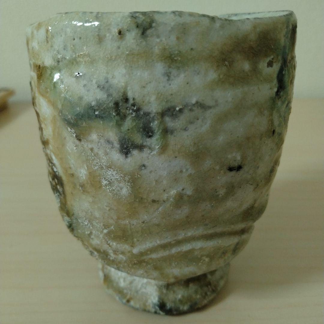 谷本景　伊賀湯呑　未使用　箱付