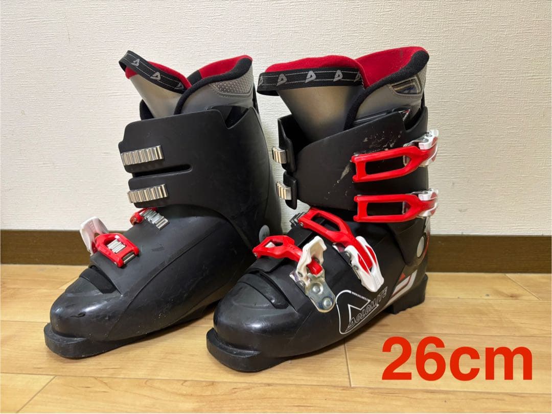 DOLOMITE JT 26cm ジュニア スキーブーツ 赤