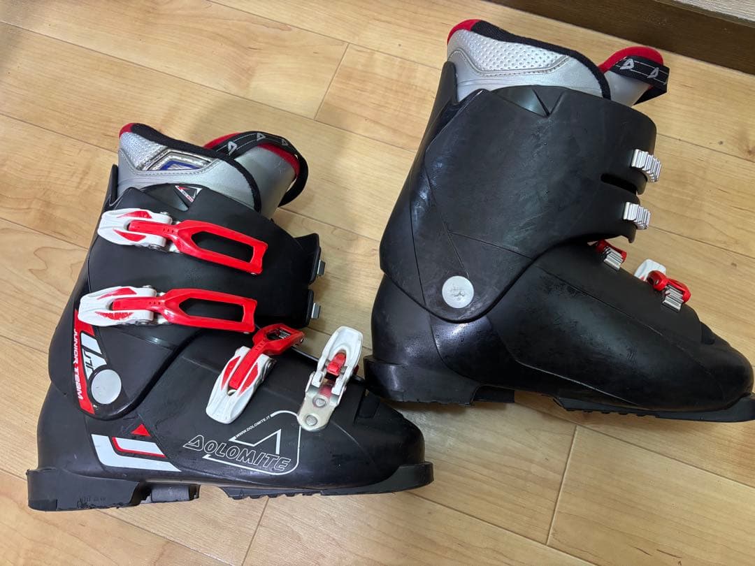 DOLOMITE JT 26cm ジュニア スキーブーツ 赤