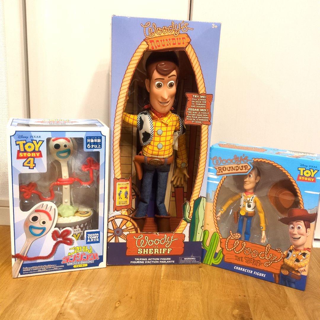 本日削除☆　ディズニー　ピクサー　トイストーリー　ウッディ　フィギュア