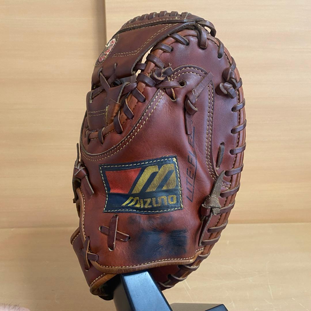 ミズノ ライトフレックス ワールドウィン 赤カップ 硬式用 キャッチャーミット