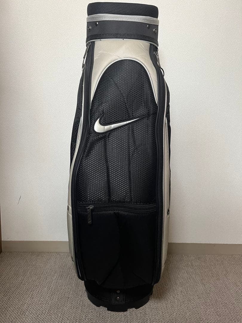 【希少】 NIKE ナイキ ゴルフ キャディバッグ 6分割 カート型 ブラック