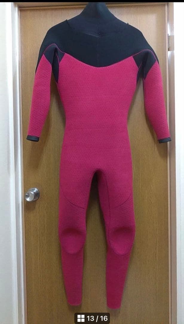 セミドライ　5/3㎜ 裏起毛　MLサイズ　ロングチェストジップ