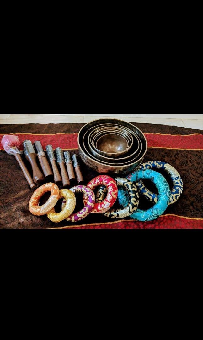 jirouさん専用＊【フルムーンシンギングボウル 7チャクラセット】